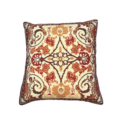  Floral Cotton Throw Pillow