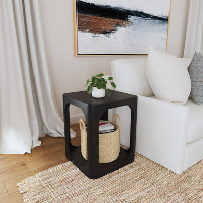 Sybil 18" Mango Wood Side Table
