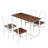 Wood Kitchen Table Chairs Set
