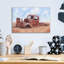  Art mural en verre acrylique, 16 po x 12 po Palla Fontuin