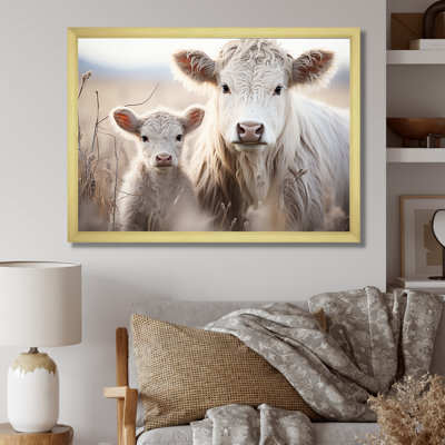 Cattle Gentle Family I - Cattle Canvas Art