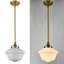 Luminaire suspendu en verre 1 lumière Rhodes-2047798499