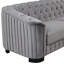 Élégant canapé-lit rembourré en velours de 64,3 po avec coussin de siège épais et amovible-838810480