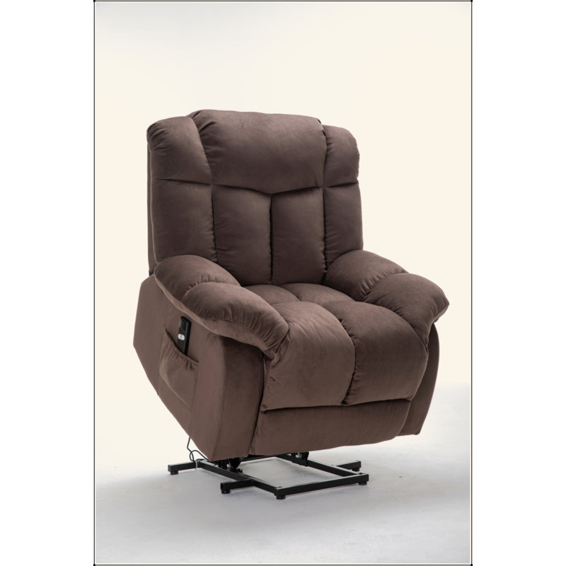 Fauteuil inclinable électrique pour personnes âgées - Mécanisme d'inclinaison robuste et sécuritaire - Canapé de salon en tissu
