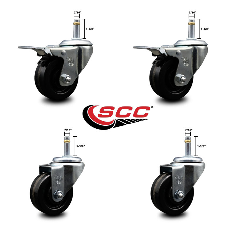 Grip Ring Stem Caster Set