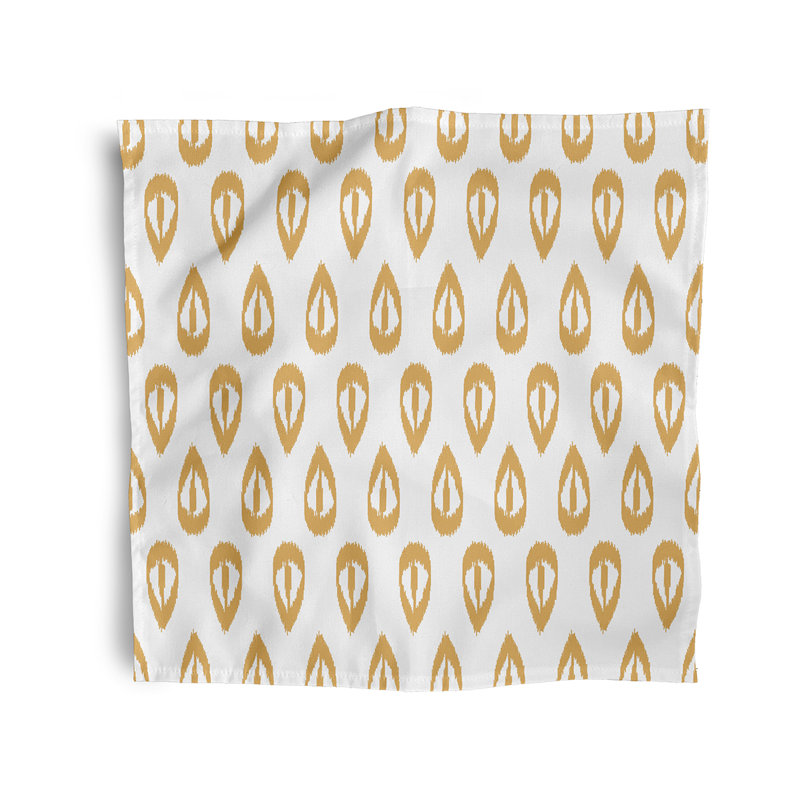Gulielma Ikat Tears Napkins, Yellow