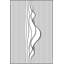 Tapis rayé à motif bouffi et tapis lavable-119076824
