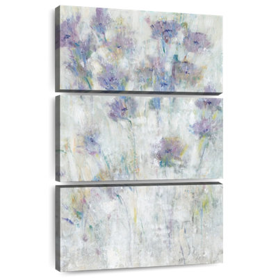 Fresque florale lavande Avery I