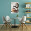 Whimsical Monkey Pancakes Playful Whimsical Contemporary Monkey Fruit Wall Art Print-62722215
