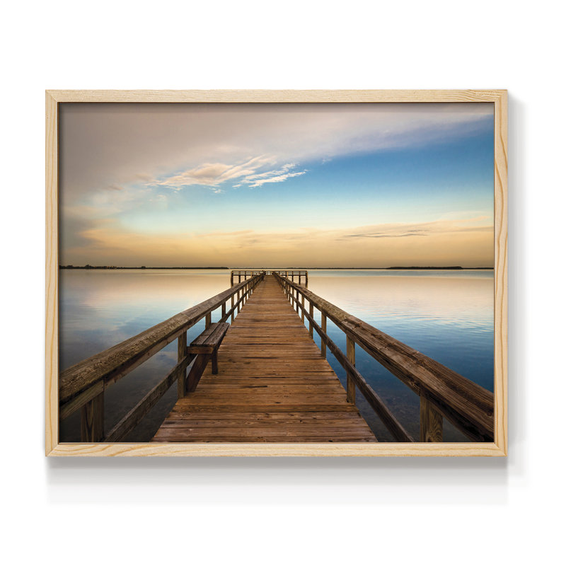 Terre Ceia Bay -Framed Print - Restickable, 8" H x 10" W, Natural