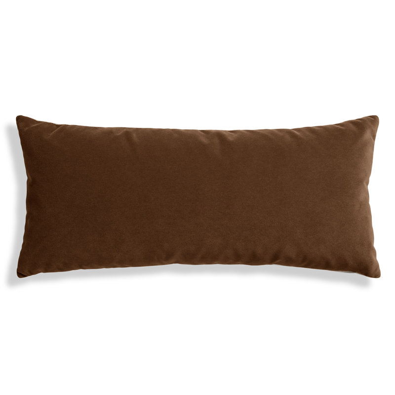 Signal Pillow Cover & Insert, Rectangle 13"H x 30"W, Coffee