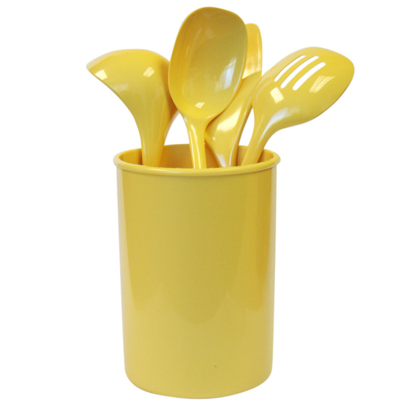 Ebern Designs Alicio 5 Utensil Set, Lemon