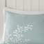 Housse de couette pour lit double / grand lit - 100% coton avec broderie corail enchanteur et bordure attrayante