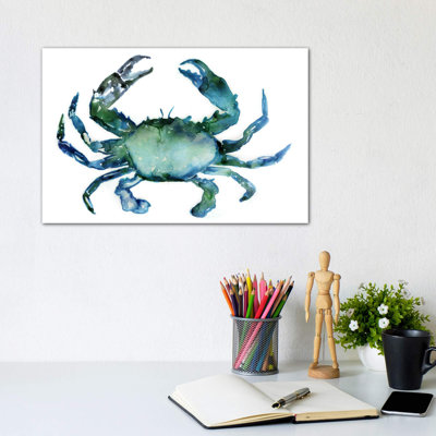 Crab by Edward Selkirk - Wrapped Canvas Painting