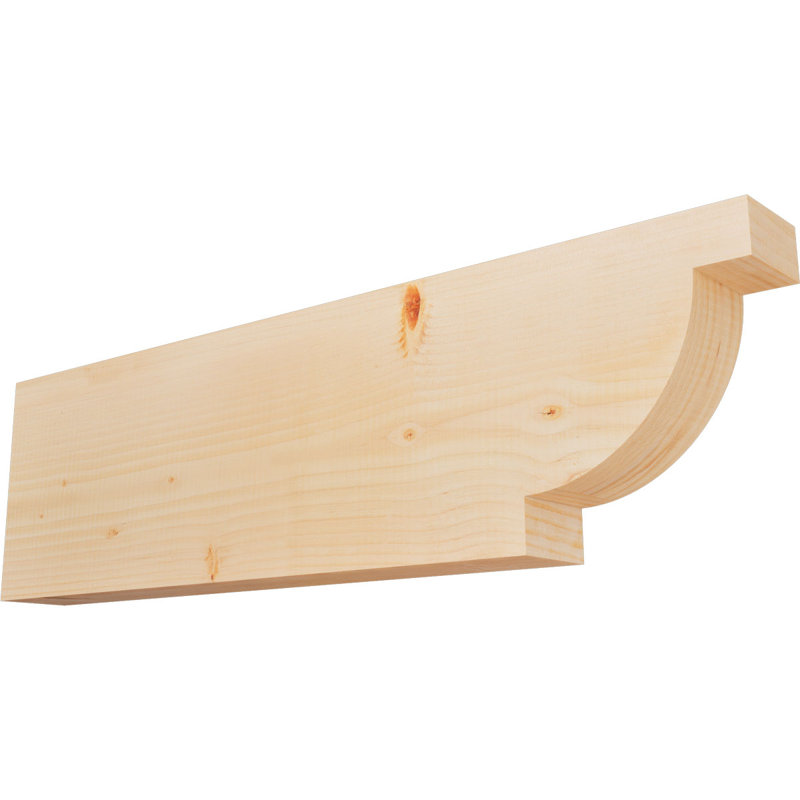 Queue Alpine, Sapin de Douglas, H 10 po x l 36 po x P 3,5 po