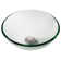 Kraus 14 Inch Clear Glass Vessel Sink in Clear with Pop-Up Drain