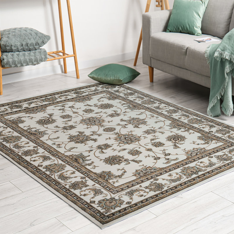 Tapis oriental vert Ackermanville, Rectangle 3 pi 3 po x 4 pi 11 po