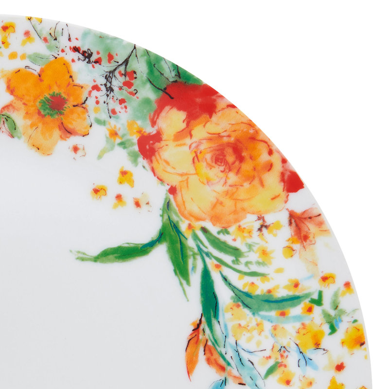 Fitz And Floyd Garden Delight 32-Pc Porcelain Dinnerware Set, Service For 8