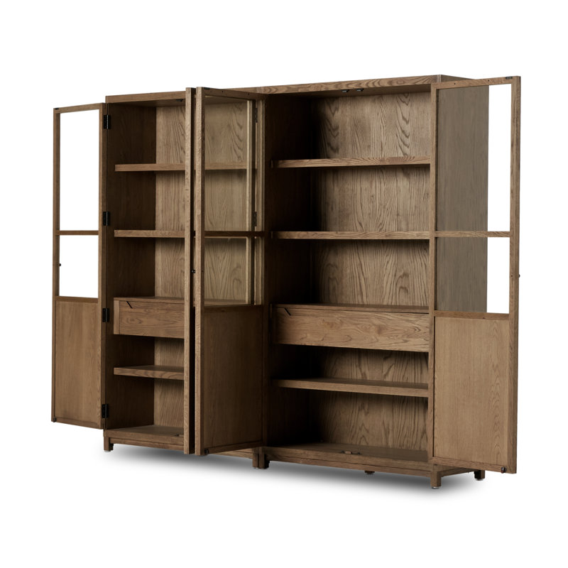 Millie China Cabinet, Drifted Oak