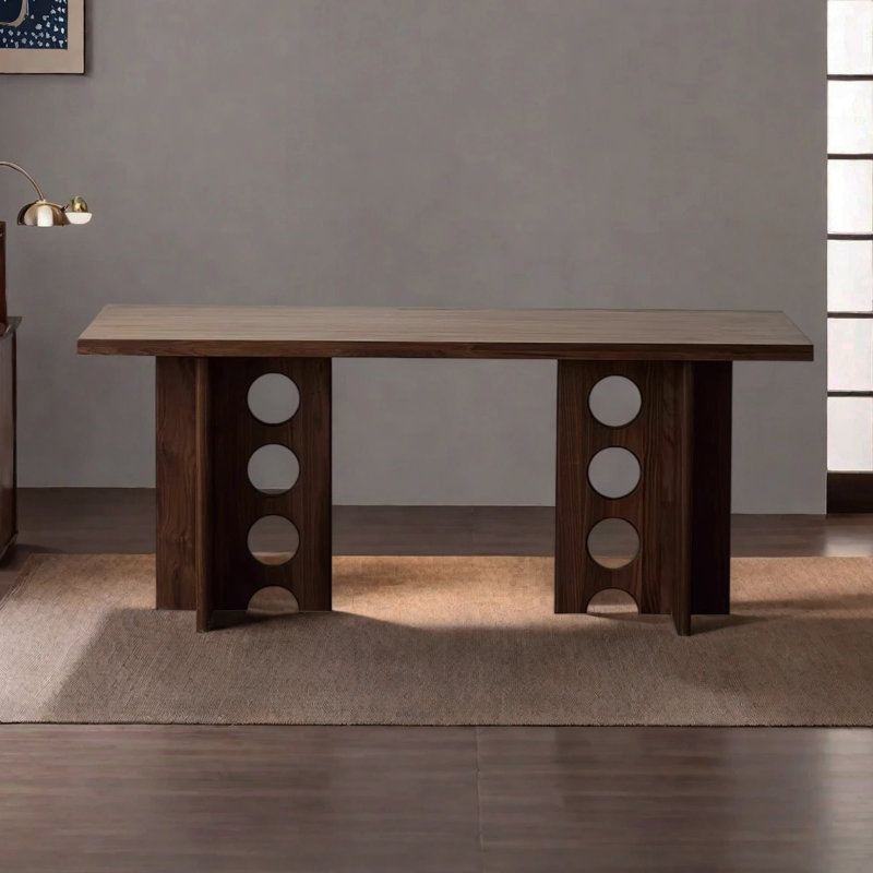 Nordic rectangular dining table, 29.53"H x 70.87"L x 31.5"W