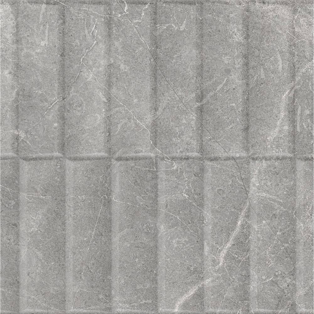 Story 16" x 48" Tile, Gray Blind