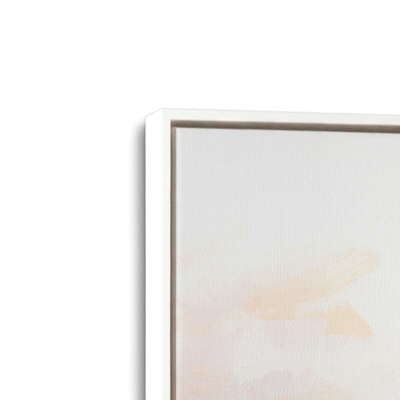 «Pastel Fields of Light II», reproduction sur toile, H 12,75 po x l 12,75 po x P 1,75 po, Cadre flottant blanc opaque, 1
