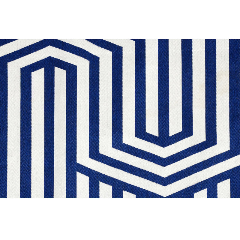 Tapis intérieur/extérieur bleu Cagle