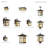 Montclair Mission Outdoor Flush Mount-2059387446-2059387445