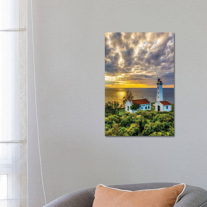 Sarpincik Lighthouse by Nejdet Duzen - Wrapped Canvas Print, 66.04 cm H x 45.72 cm W x 1.91 cm D