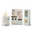 Teamson Kids Little Chef Savannah 3-Piece Modular Wooden Pretend Play Kitchen With 21 Accessories-116625949