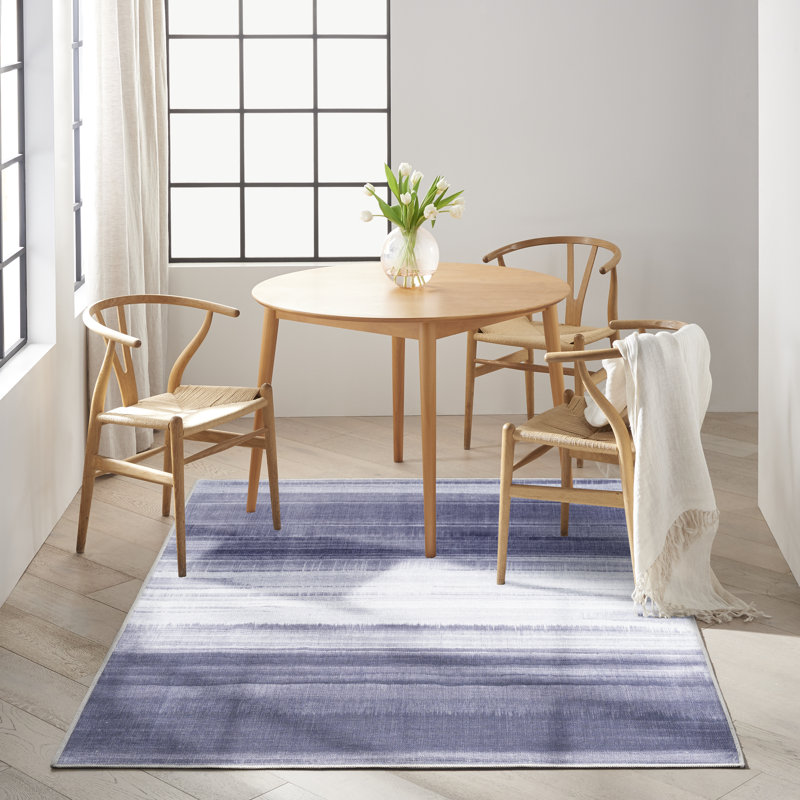 Striped Area Rug, Rectangle 160 x 221cm