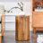 Ragin Modern Round Coffee Table - Medium Tone Wood Top with Drum Base, Standard Size Center Table for Living Room, Versatile Storage & Mid-Century Style-1053973986-1040854464