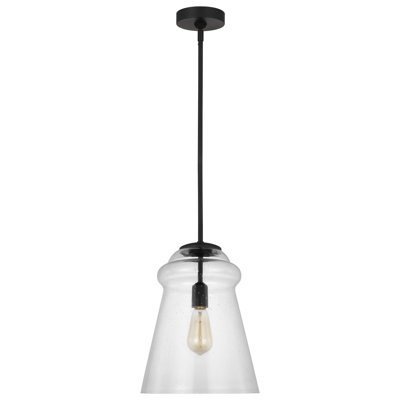 Luminaire suspendu en forme de cloche à 1 lumière Melrose Levine
