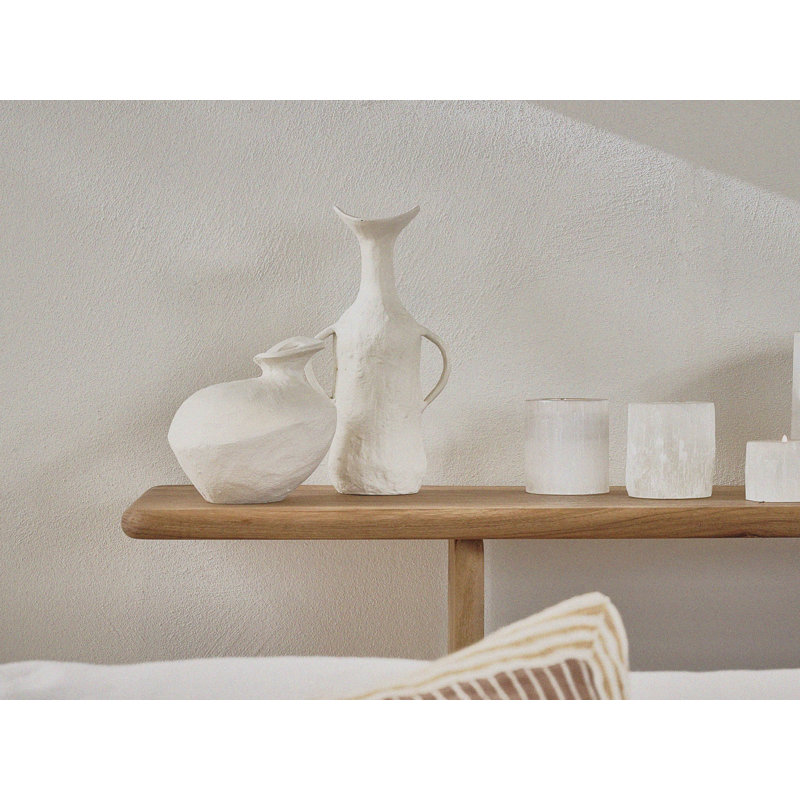 Vase en aluminium blanc cassé Trulli