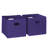 RiverRidge Kids 2pc Fabric Collapsible Storage Cube Organizers with Handles for Playroom Organization-209545384