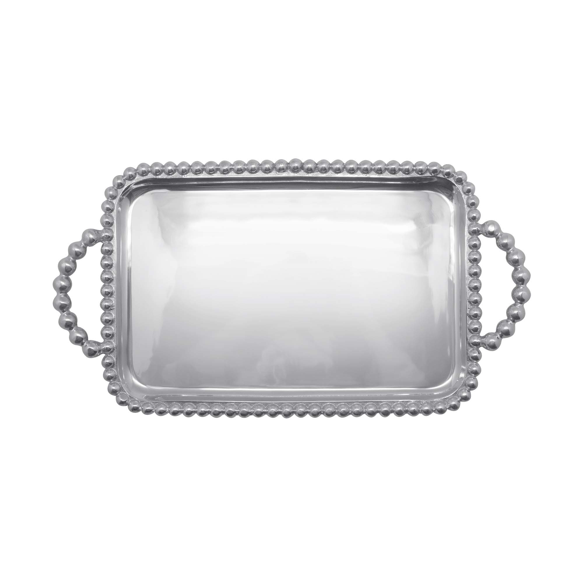 Mariposa String of Pearls Pearled Medium Serving Tray