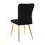 Chaise de salle à manger en laine Modern Teddy