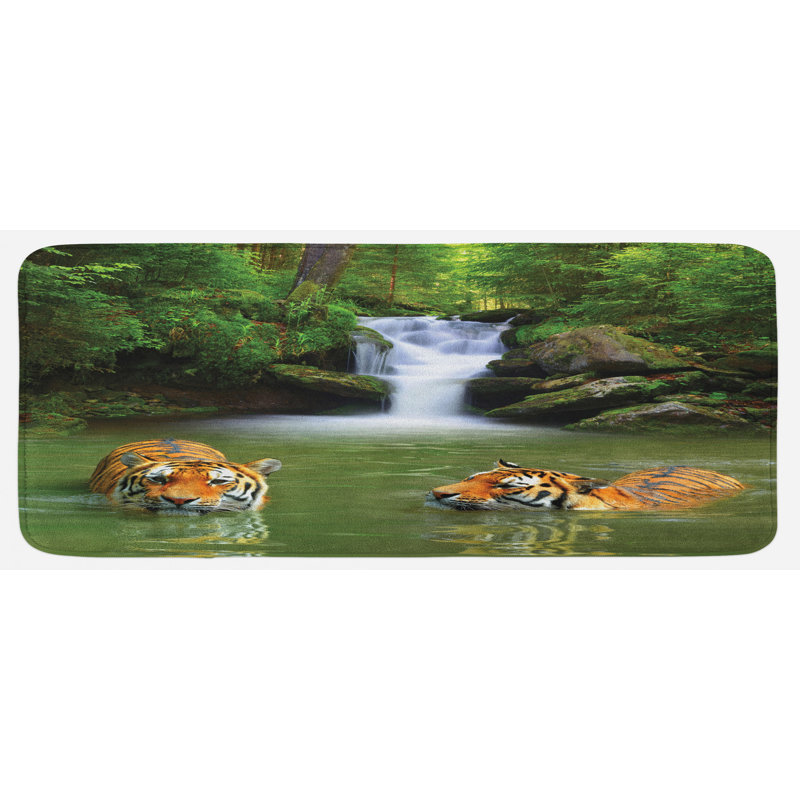 Tapis de cuisine safari