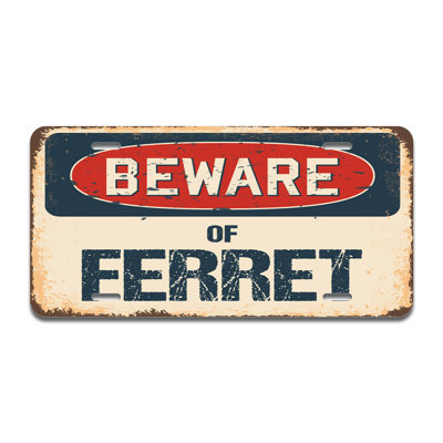 Cadre en aluminium Beware of Ferret