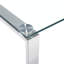 Chinue 120cm Glass Top Console Table