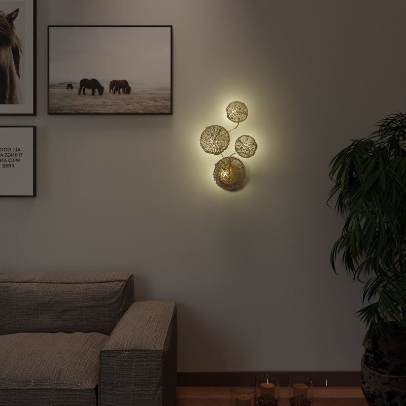 Belis Steel Flush Mounted Sconce