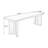 Black Rectangular Solid Wood writing desk-117867018