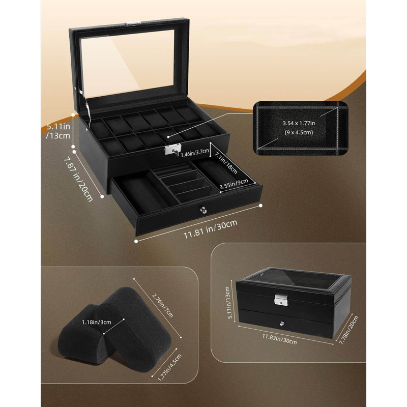Watch Box +, Black