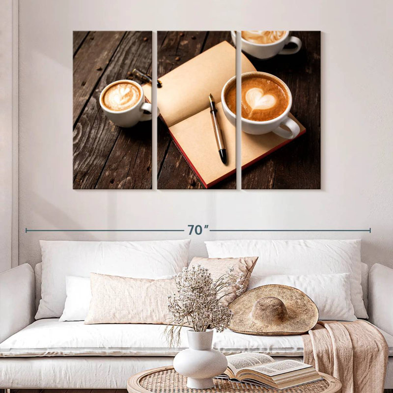 Yarlin Coffee And Diary, 32" H x 50" W