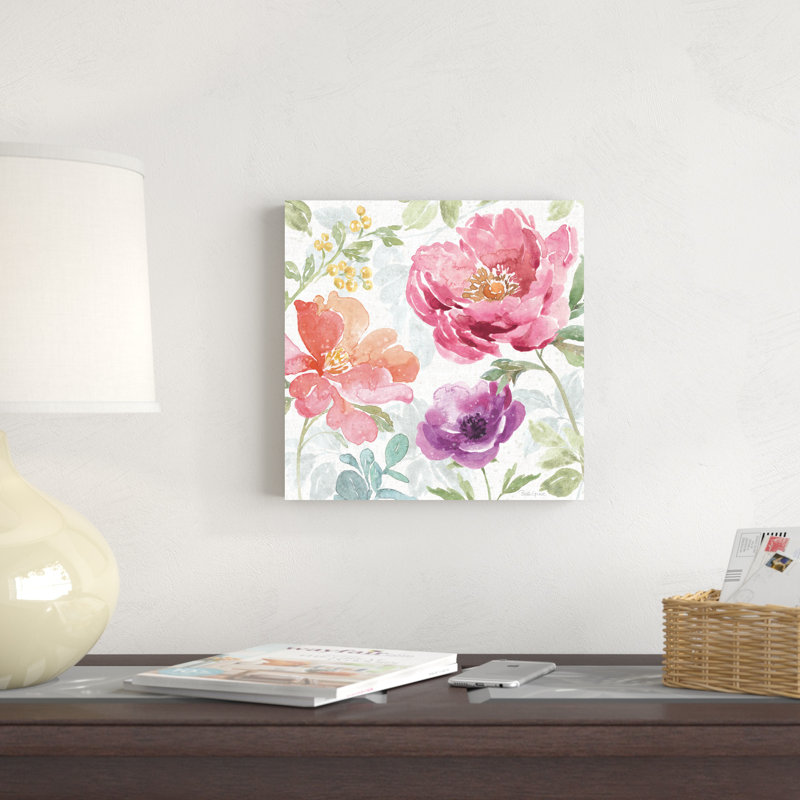 Printemps Bloom III, H 12 po x l 12 po