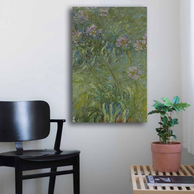 Claude Monet - peinture sur toile tendue