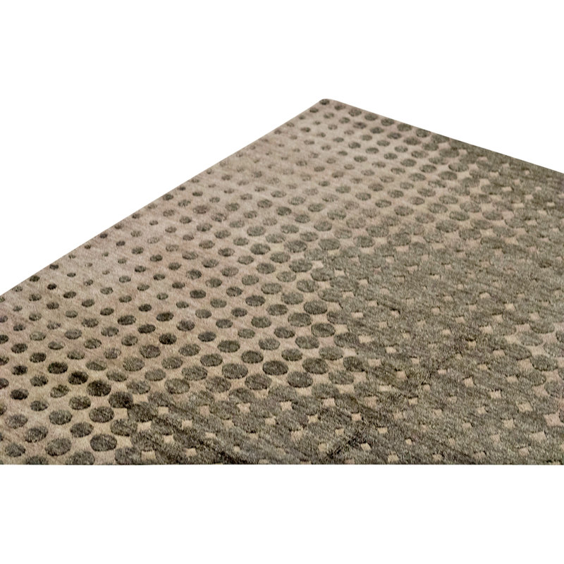 Hand Knotted Wool Area Rug in Multi
