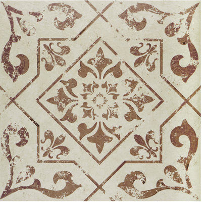 Retro Self Adhesive 12" x 12" x 1.5mm Luxury Vinyl Tile