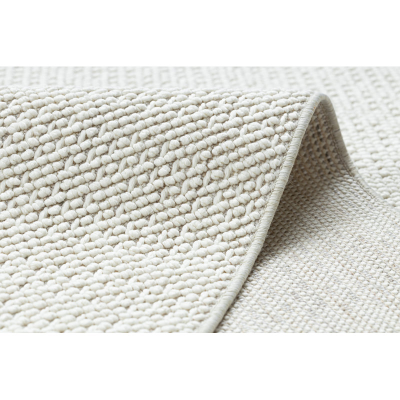 Beata Solid Colour Flatweave Area Rug, Rectangular 140 x 190cm