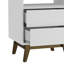 Ensemble de table de chevet 2 tiroirs Norlin - Tables de chevet modernes pour chambre à coucher ou salon (ensemble de 2)-74542491
